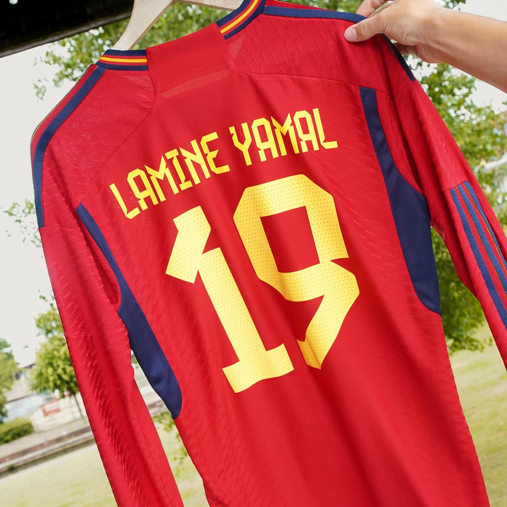 Retro Spain football shirts and vintage kits from World Cups and European Championships.