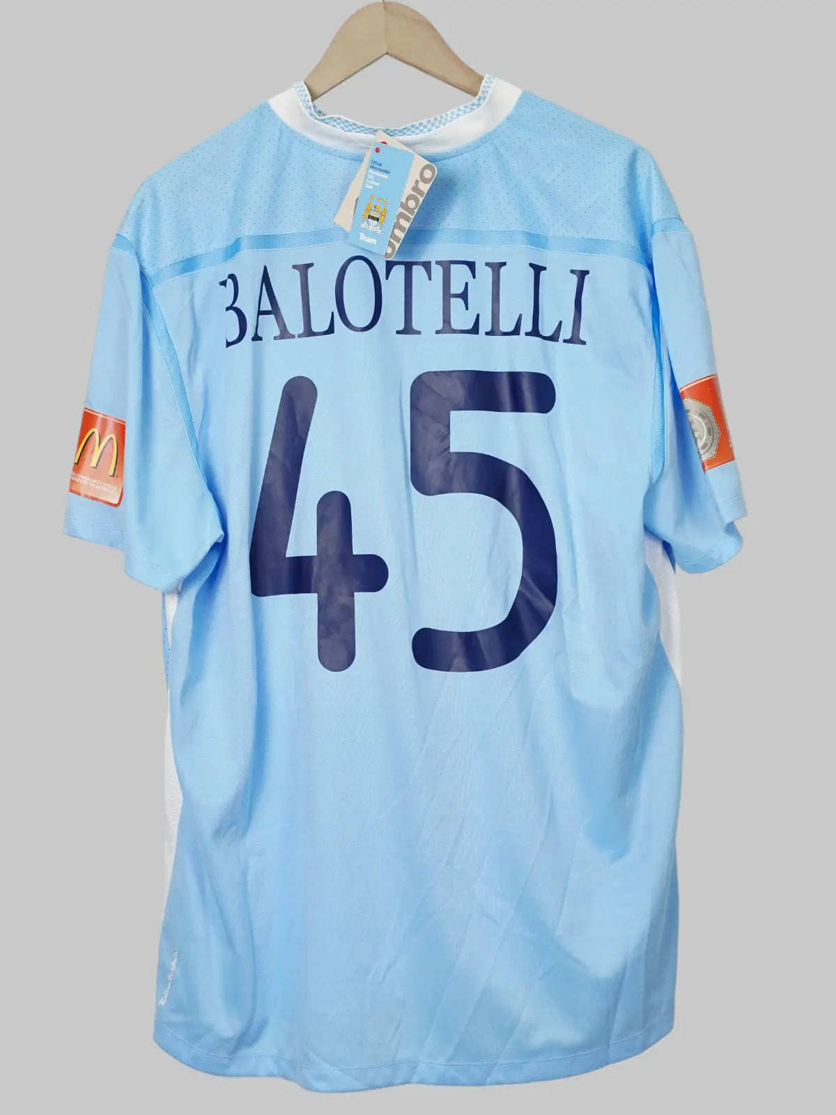 Manchester City Home Shirt 2011/12 Balotelli #45 (XXL)