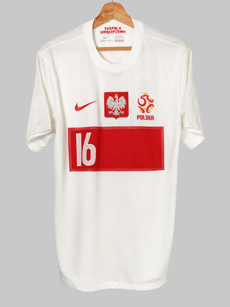 Poland Home Shirt 2012/13 Blaszczykowksi #16 (M)