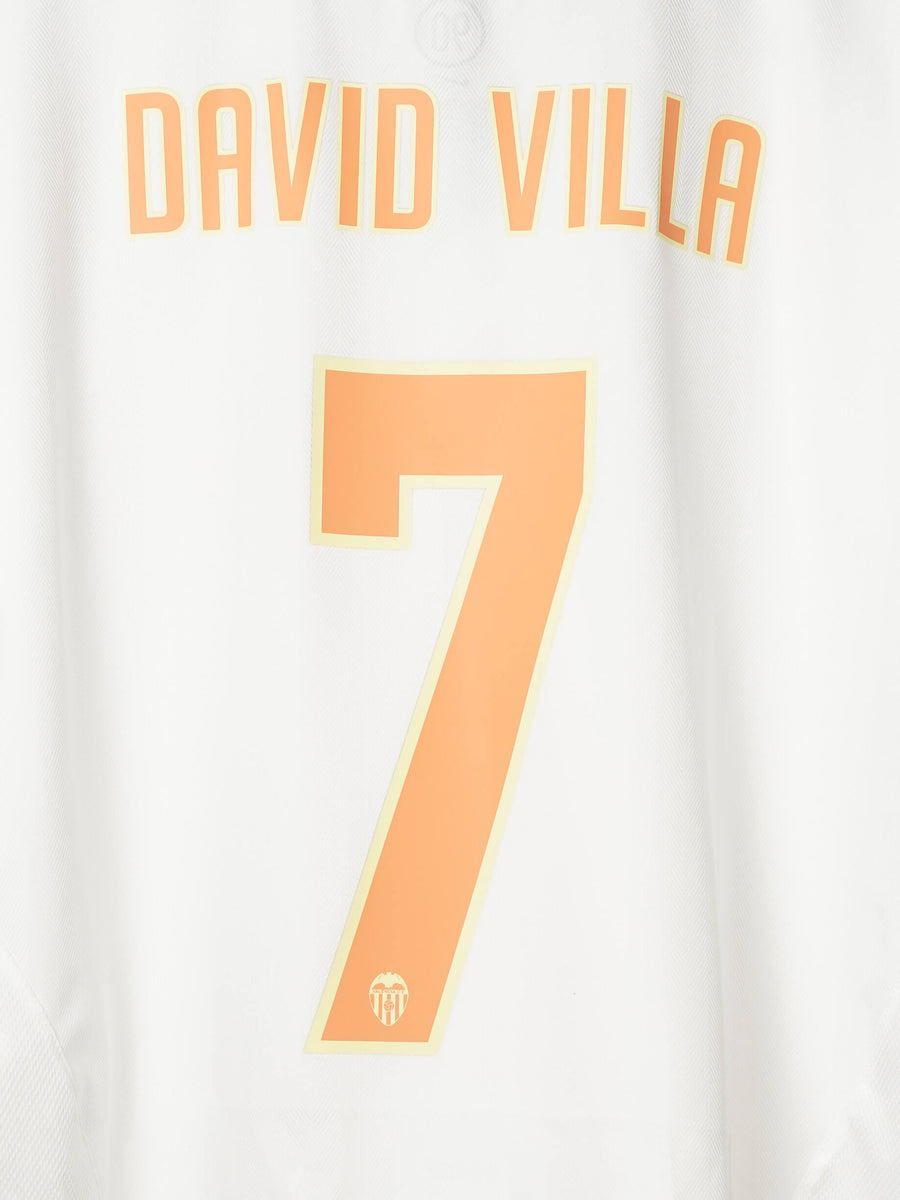 2005/6 Valencia David Villa #7 Home Shirt (XL)