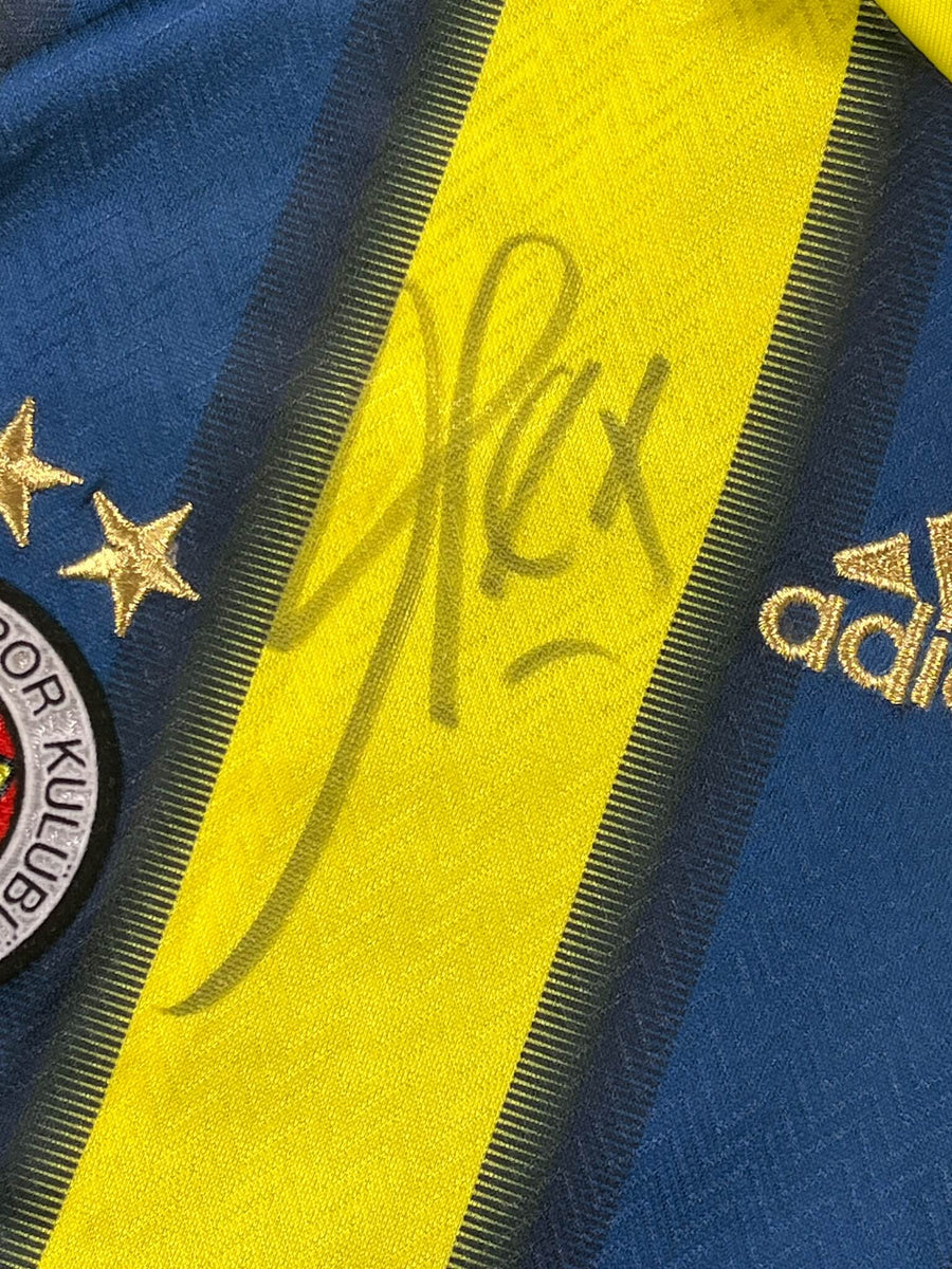 2011/12 Fenerbahce Alex #10 Home Shirt Signed (M)