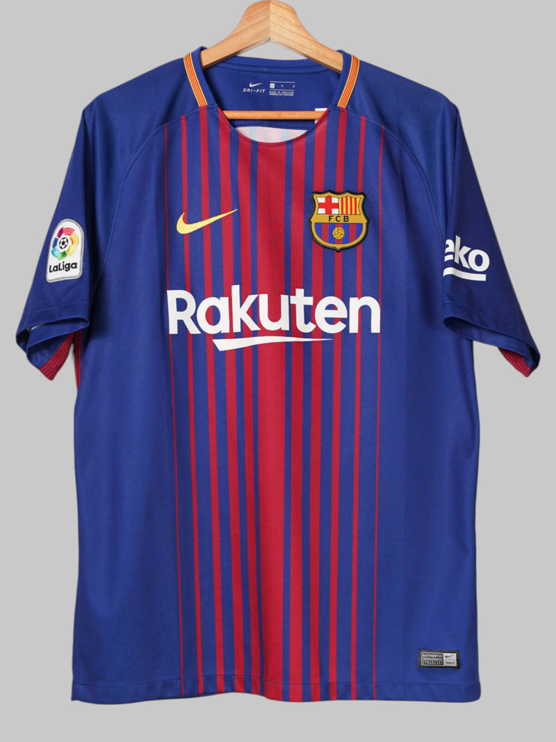 2017/18 Barcelona Messi #10 Home Shirt (L)