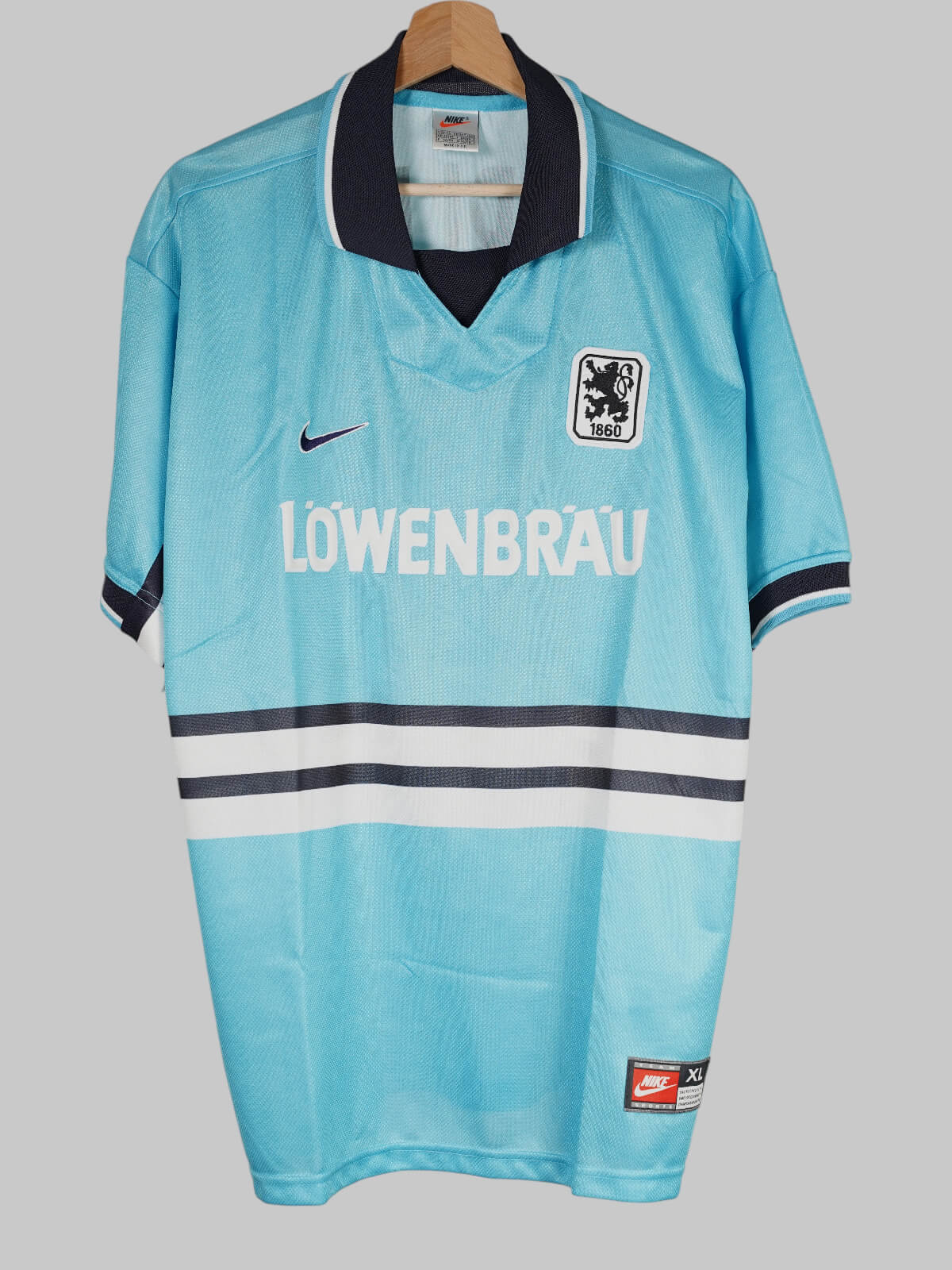 1860 Munchen Home Football Shirt 1997/98 - Abedi Pele #19 - Size