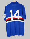 1986/87 Sampdoria #14 Thuisshirt Gedragen/Uitgegeven in Wedstrijd (XL) Ennerre