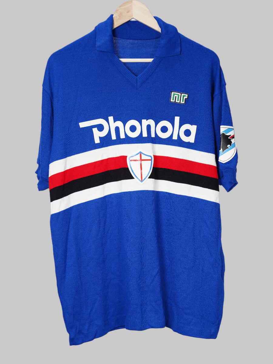 Sampdoria Home Shirt 1986/87 14 Match Worn/Issued (XL)