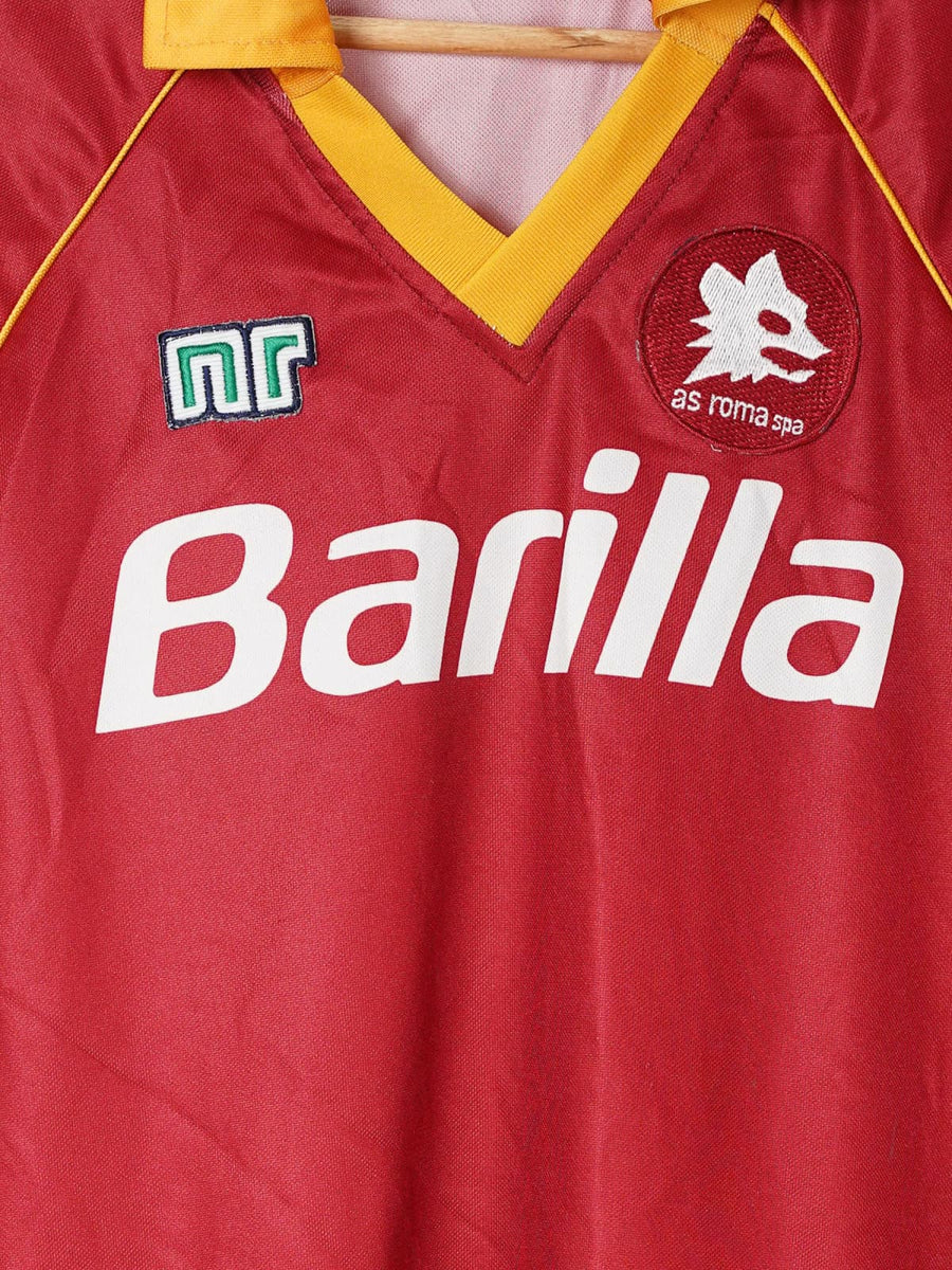 AS Roma Home Shirt L/S 1987/90 (S)