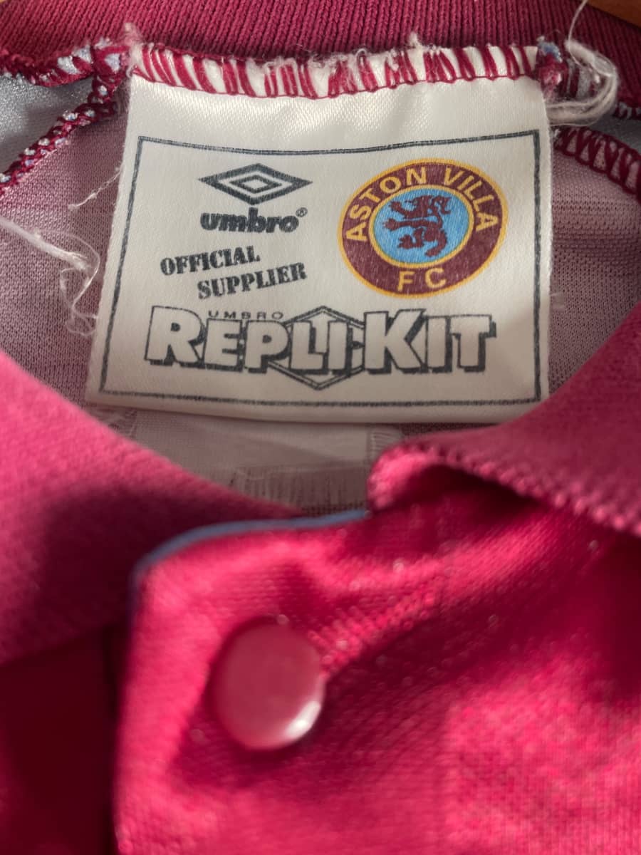 1990/91 Aston Villa Home Shirt (L)