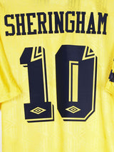 1991-94 Tottenham Sheringham #10 Away Shirt (L)