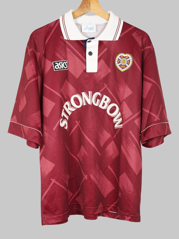 1993-95 Hearts Home Shirt (L)