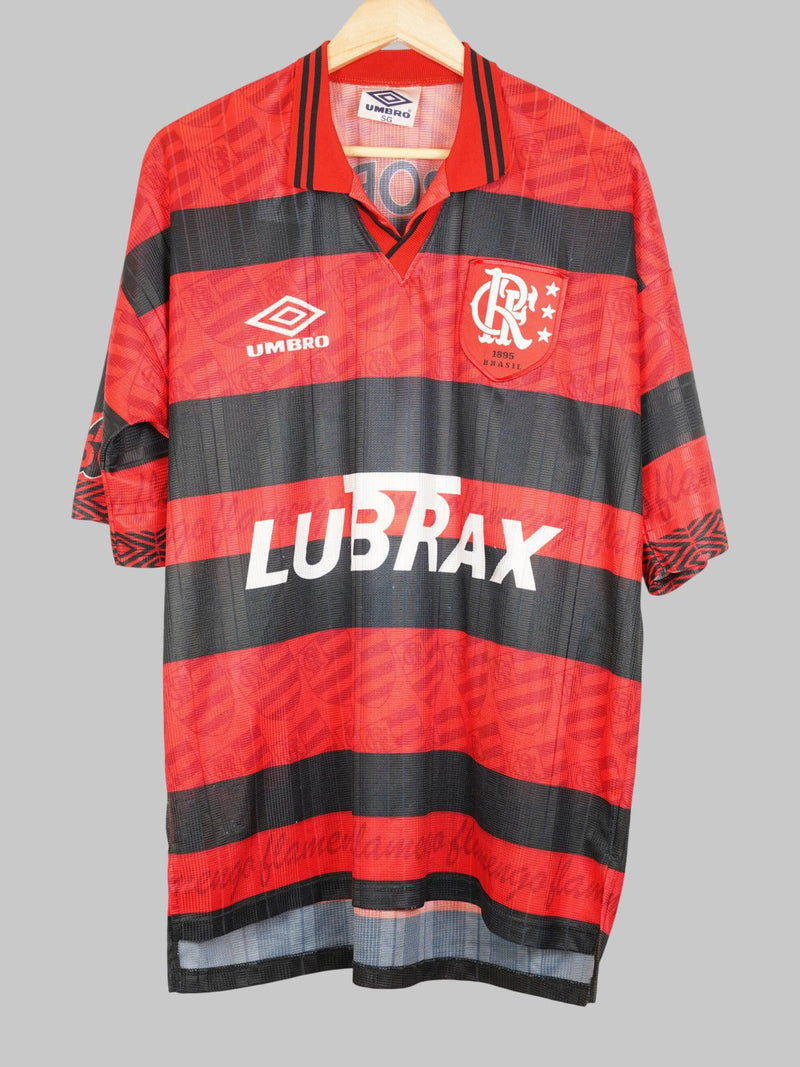 1995/96 Flamengo #10 Home Shirt (XL)