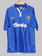 1995/97 Chelsea Gullit #4 Home Shirt (L)