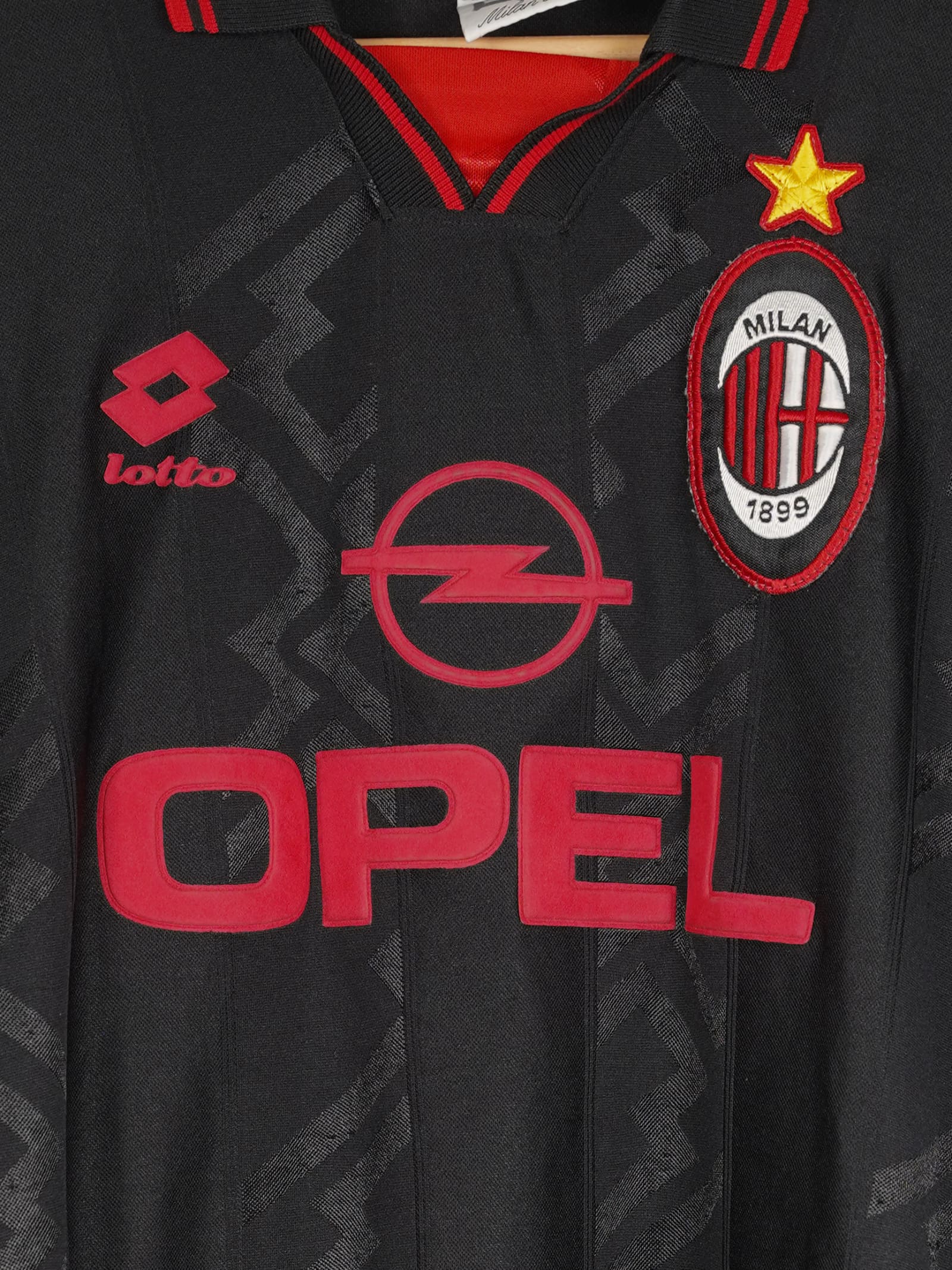 1996/97 AC Milan Baresi #6 Third Shirt L/S (XL) Lotto