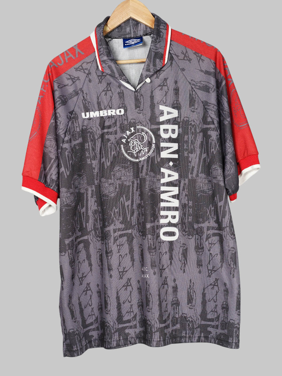 1996/97 Ajax Kluivert #9 Away Shirt (XXL)
