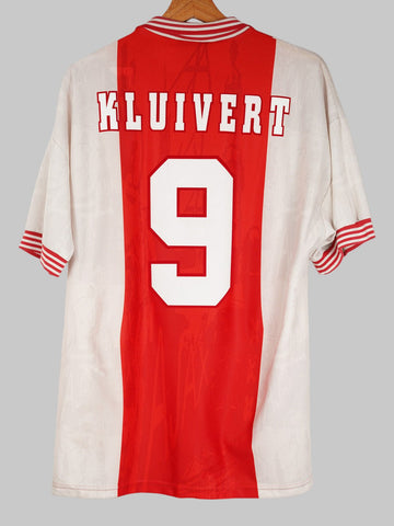 1996/97 Ajax Kluivert #9 Home Shirt (L)