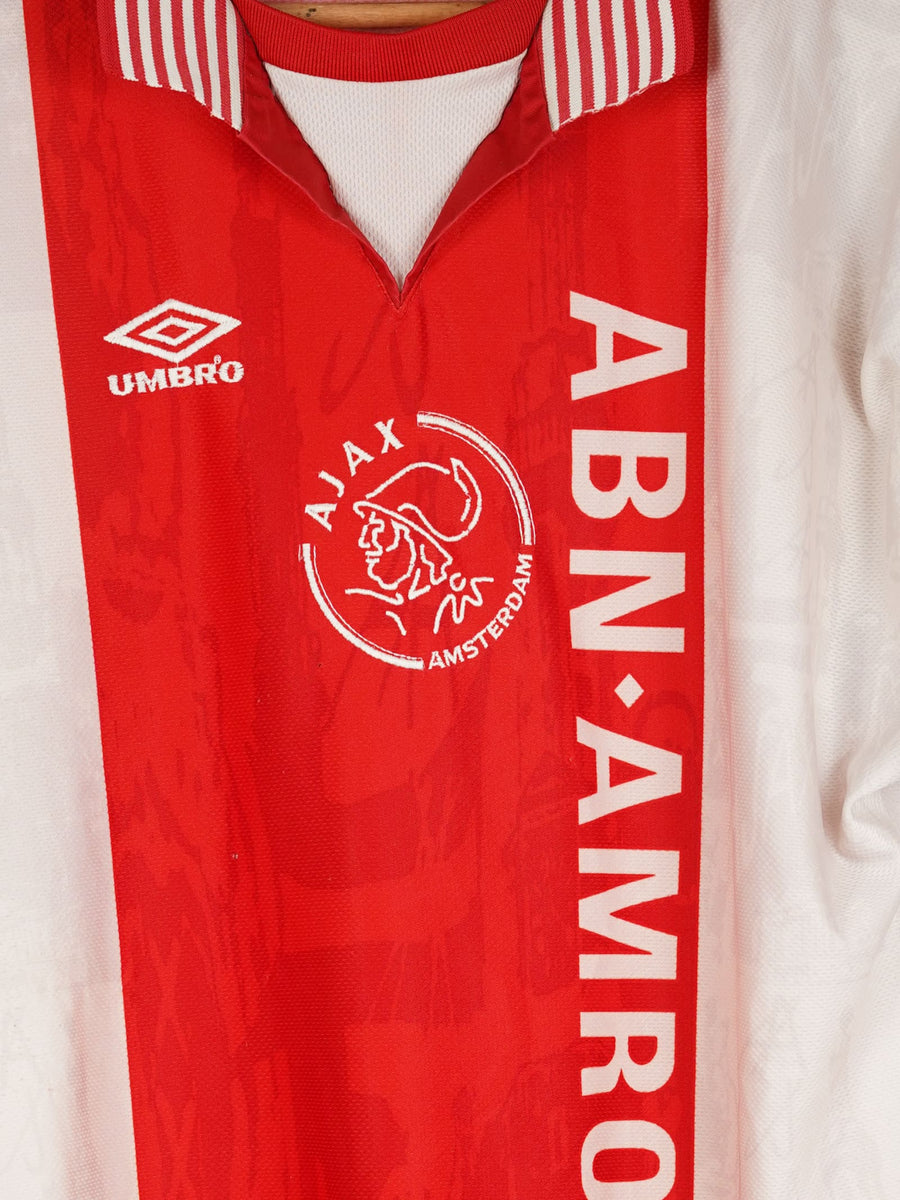 1996/97 Ajax Kluivert #9 Home Shirt (L)