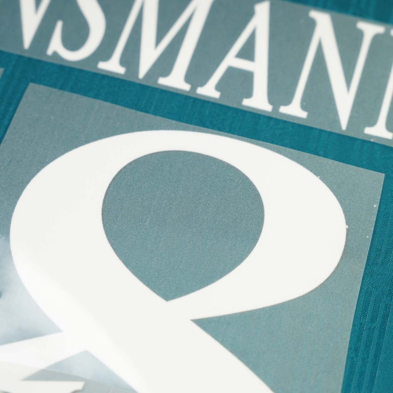 1996/97 Germany Away Name Set Klinsmann 18 Flock (Repro)