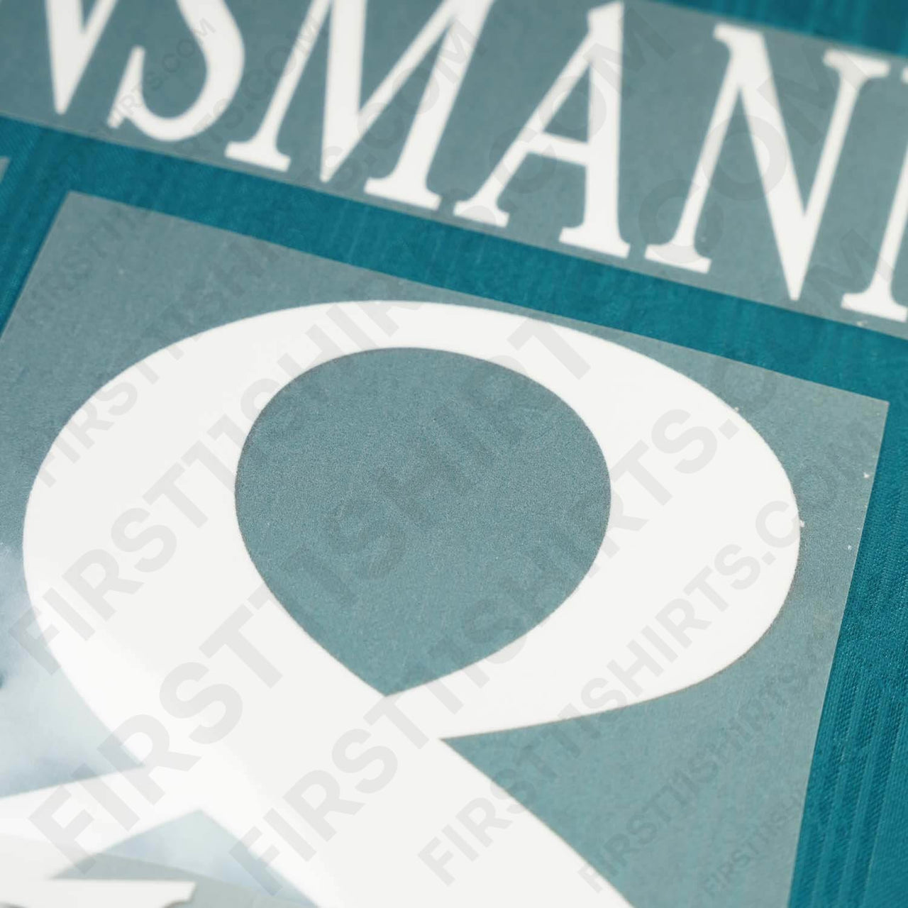 1996/97 Germany Away Name Set Klinsmann 18 Flock (Repro)