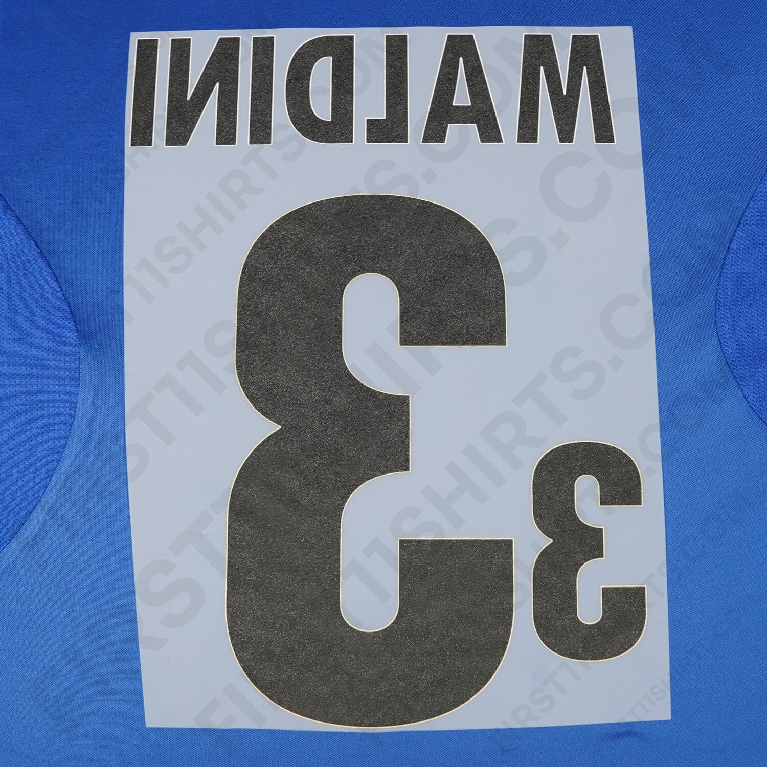 1996/97 Italy Home Name Set Maldini 3