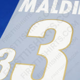 1996/97 Italy Home Name Set Maldini 3