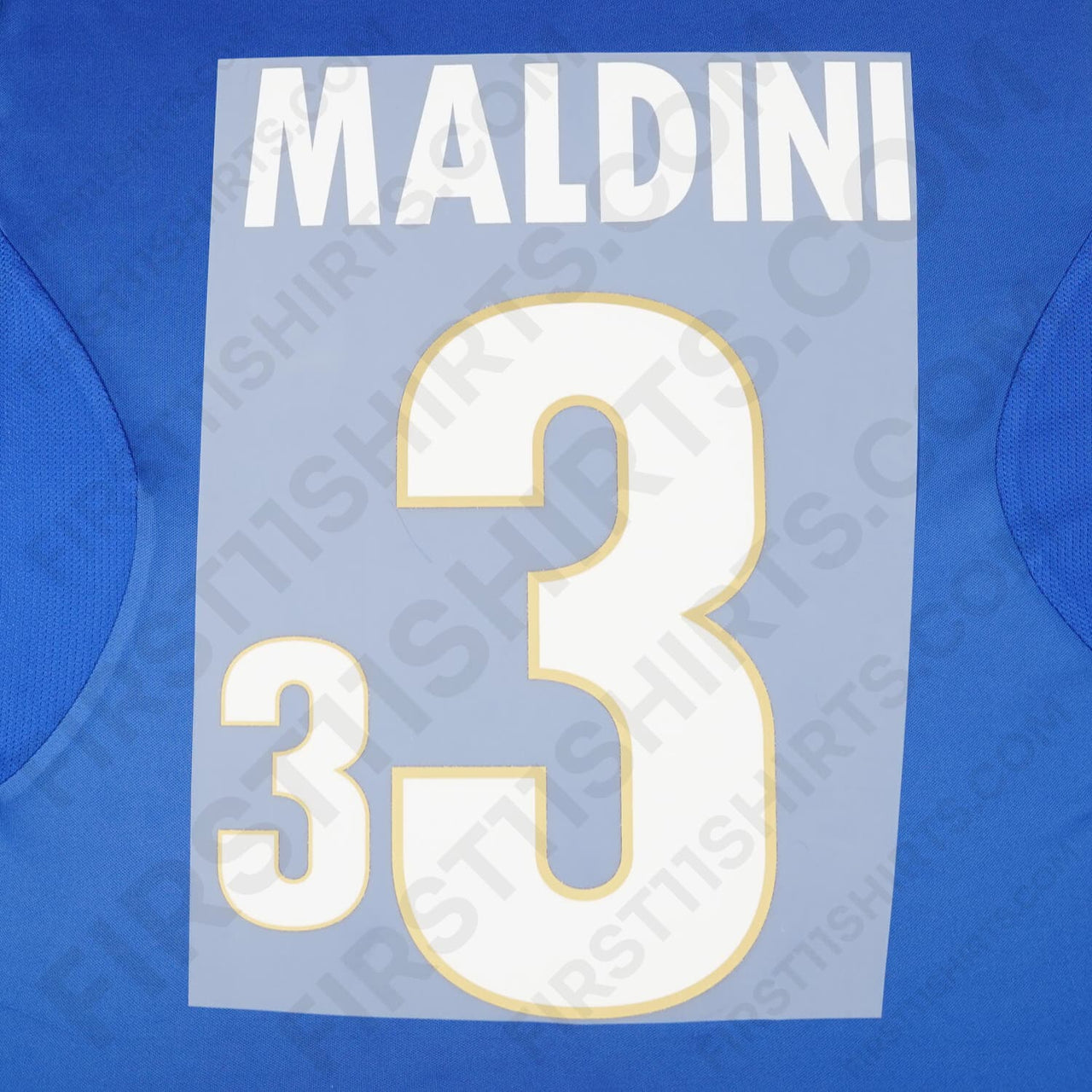 1996/97 Italy Home Name Set Maldini 3
