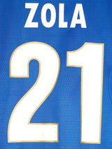 1996/97 Italy Zola #21 Home Shirt (M)