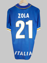 1996/97 Italy Zola #21 Home Shirt (M)