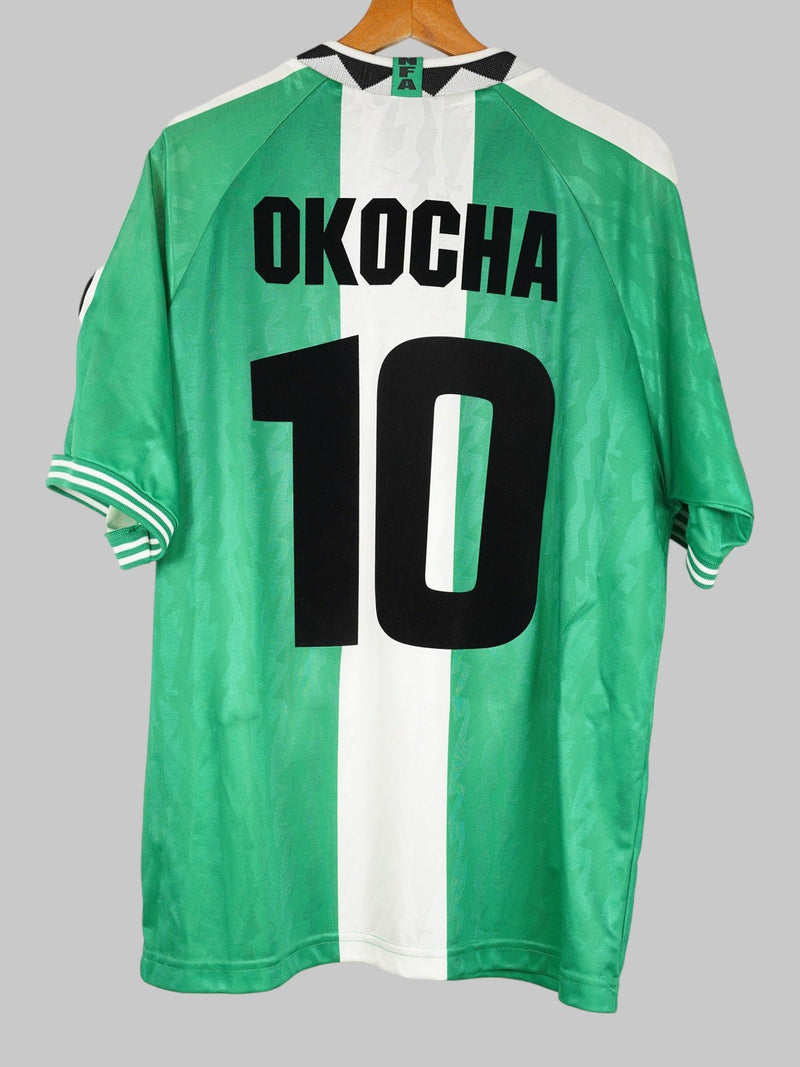 1996/97 Nigeria Okocha #10 Home Shirt (L)