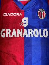 1997/98 Bologna FC Baggio #10 Home Shirt L/S (XL)