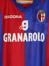 1997/98 Bologna FC Baggio #10 Home Shirt L/S (XL)