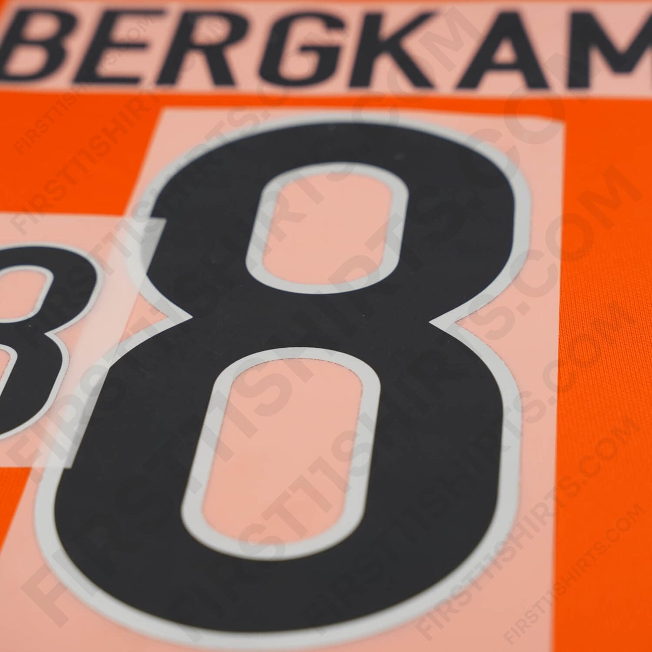1997/98 Netherlands Home Name Set Bergkamp 8 (Repro)