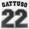 1997/98 Rangers Away Name Set Gattuso #22 (Repro)