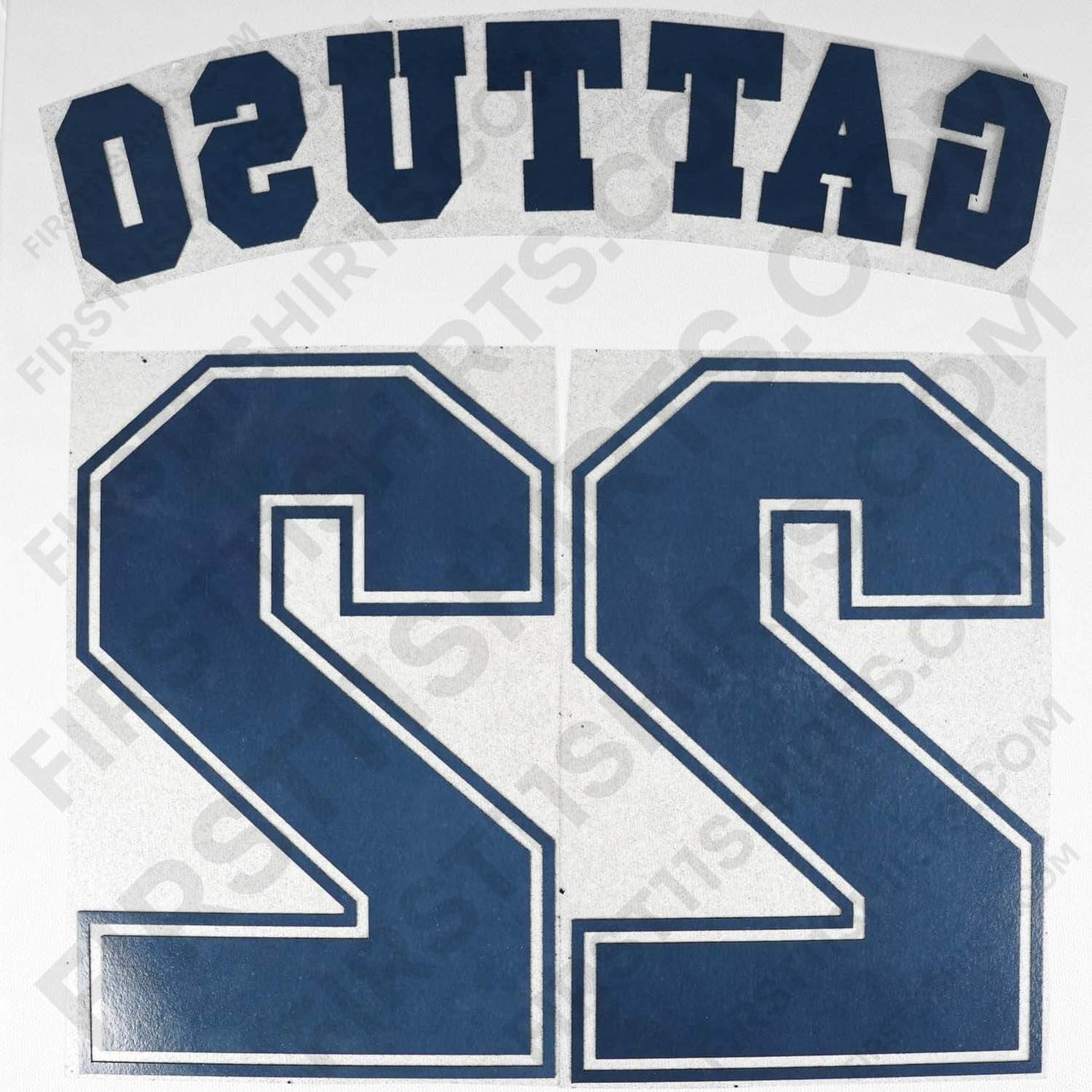 1997/98 Rangers Away Name Set Gattuso 22 (Repro)