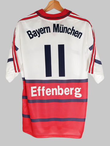1998-00 Bayern Munich Effenberg #11 Away Shirt (M)