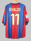 1998/00 Barcelona Rivaldo #11 Home Shirt (XXL) Nike