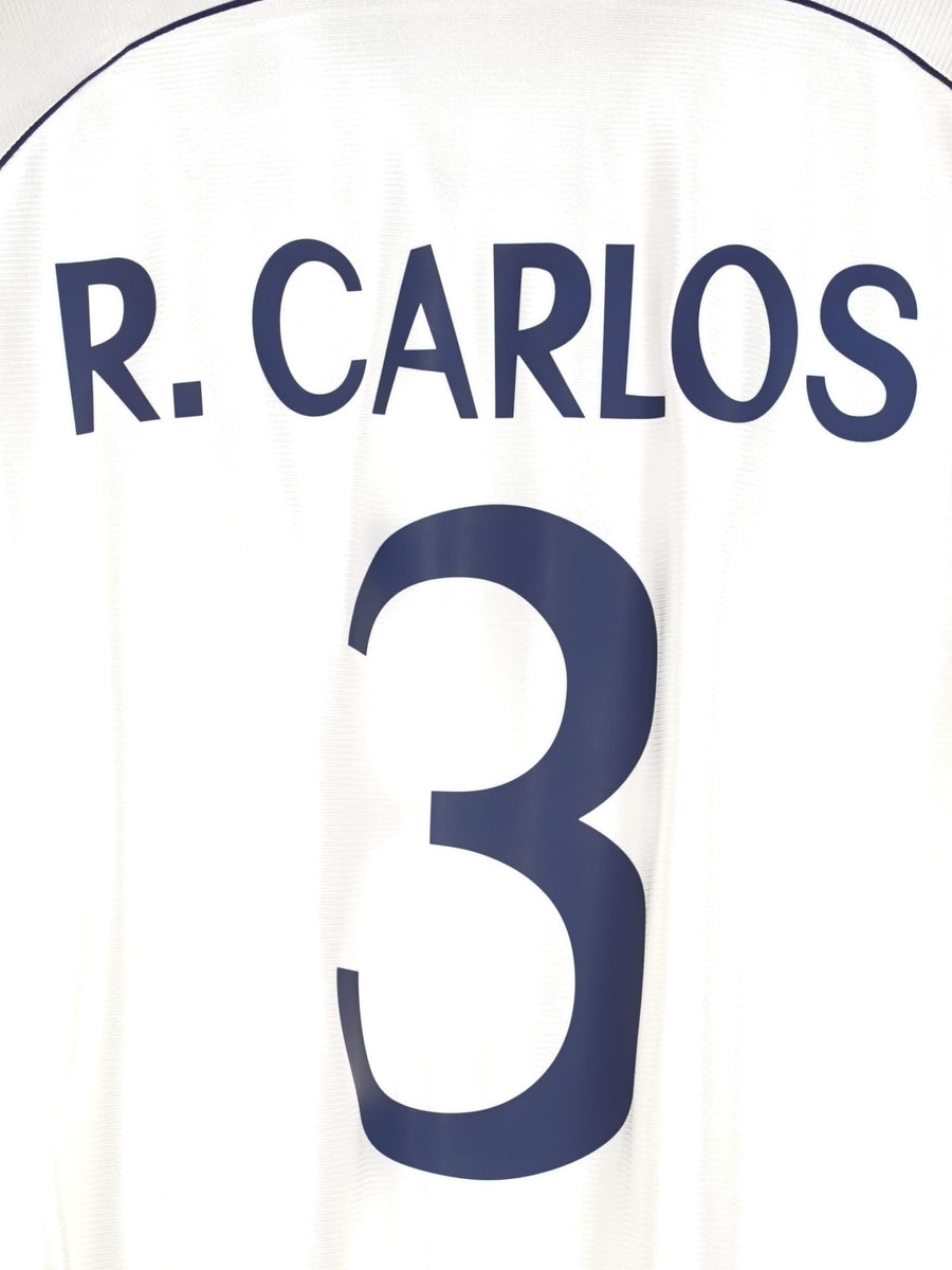 1998/00 Real Madrid R.Carlos #3 Home Shirt (L)