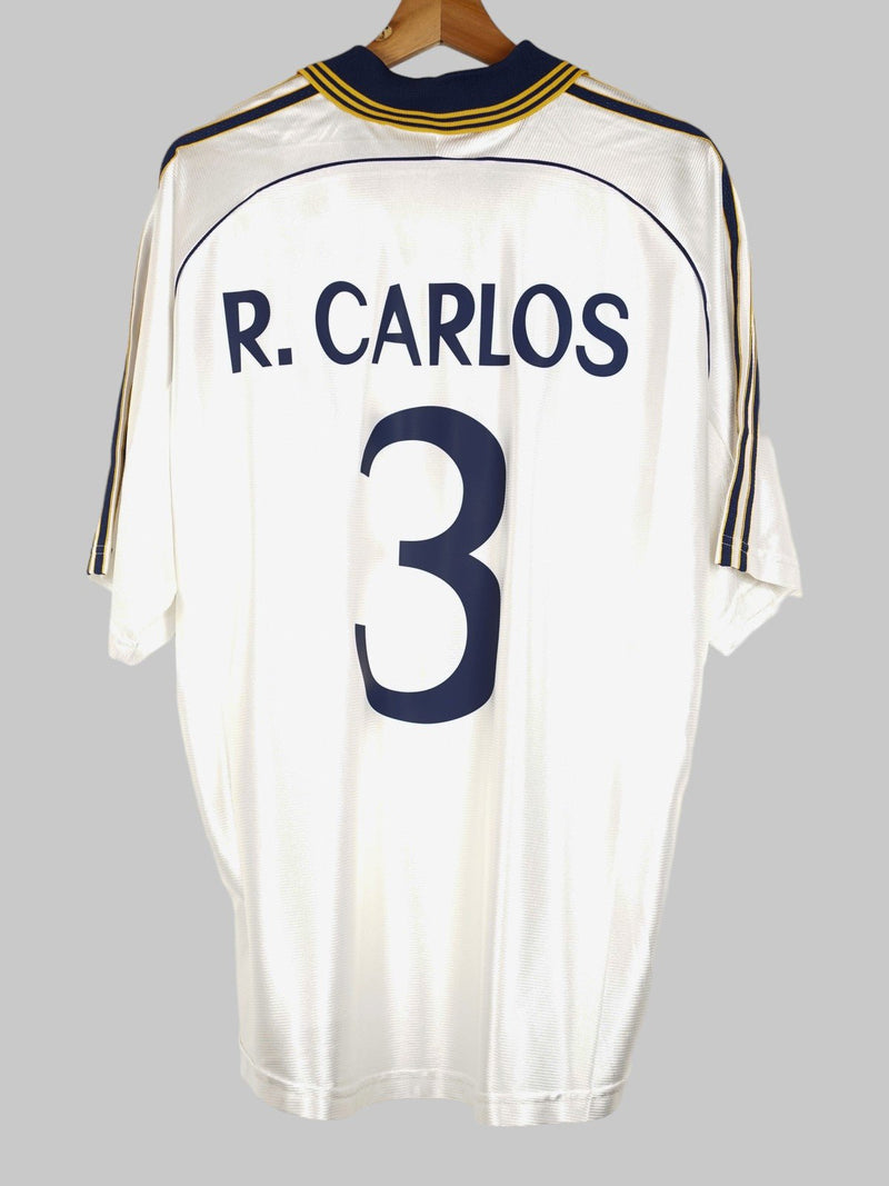 1998/00 Real Madrid R.Carlos #3 Home Shirt (L)