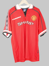 1998/2000 Manchester United Beckham #7 Home Shirt (XL)
