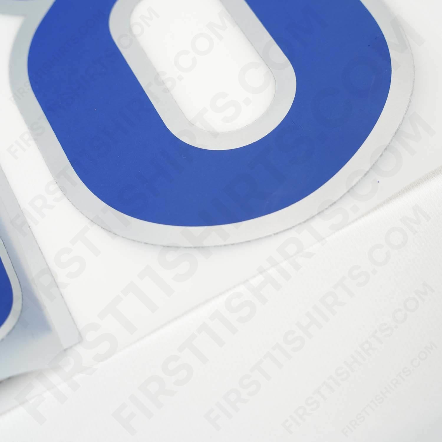 1998/99 Italy Away Name Set Baggio R. (Repro)