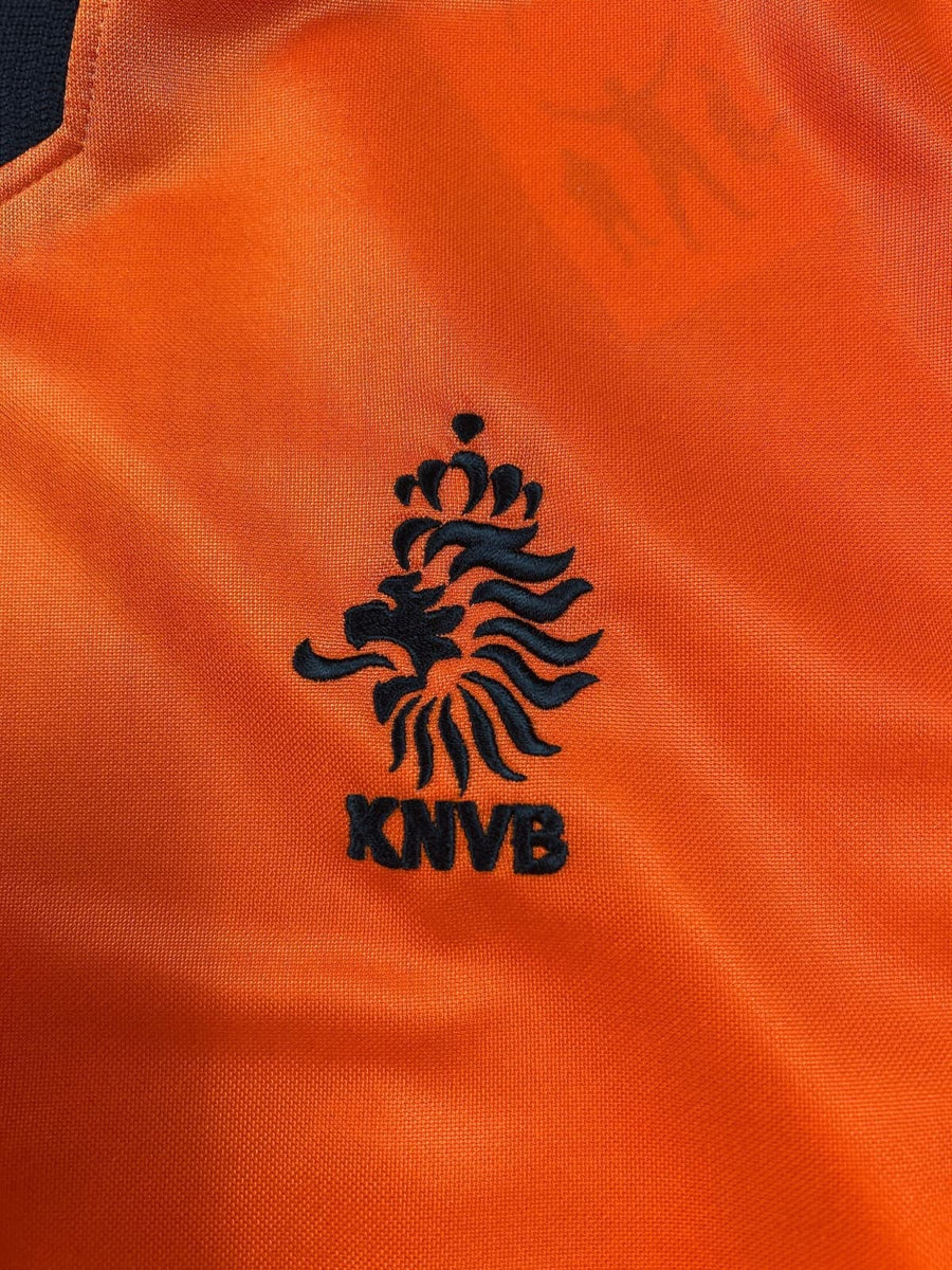 1998/99 Netherlands Bergkamp #8 Home Shirt (L)