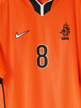 1998/99 Netherlands Bergkamp #8 Home Shirt (L)