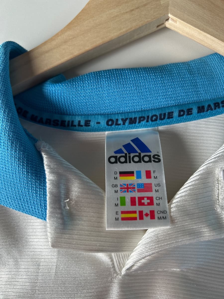 1998/99 Olympique Marseille Ravanelli #11 Home Shirt (M)