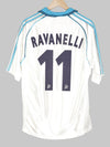 1998/99 Olympique Marseille Ravanelli #11 Home Shirt (M) Adidas