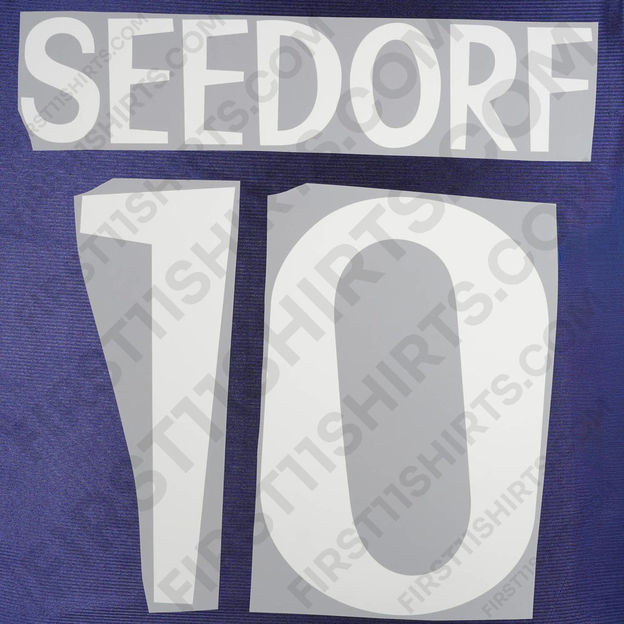 1998/99 Real Madrid Away/Third Name Set Seedorf 10 (Repro)