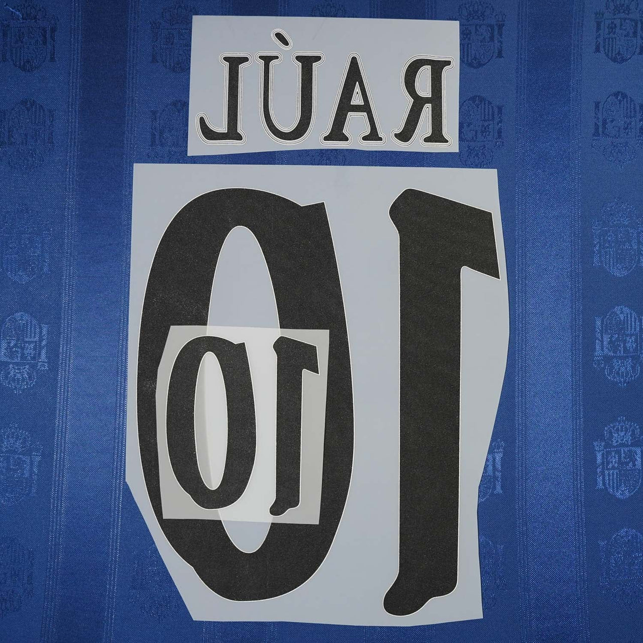 1998/99 Spain Home/Away Name Set Raul 10 (Repro)