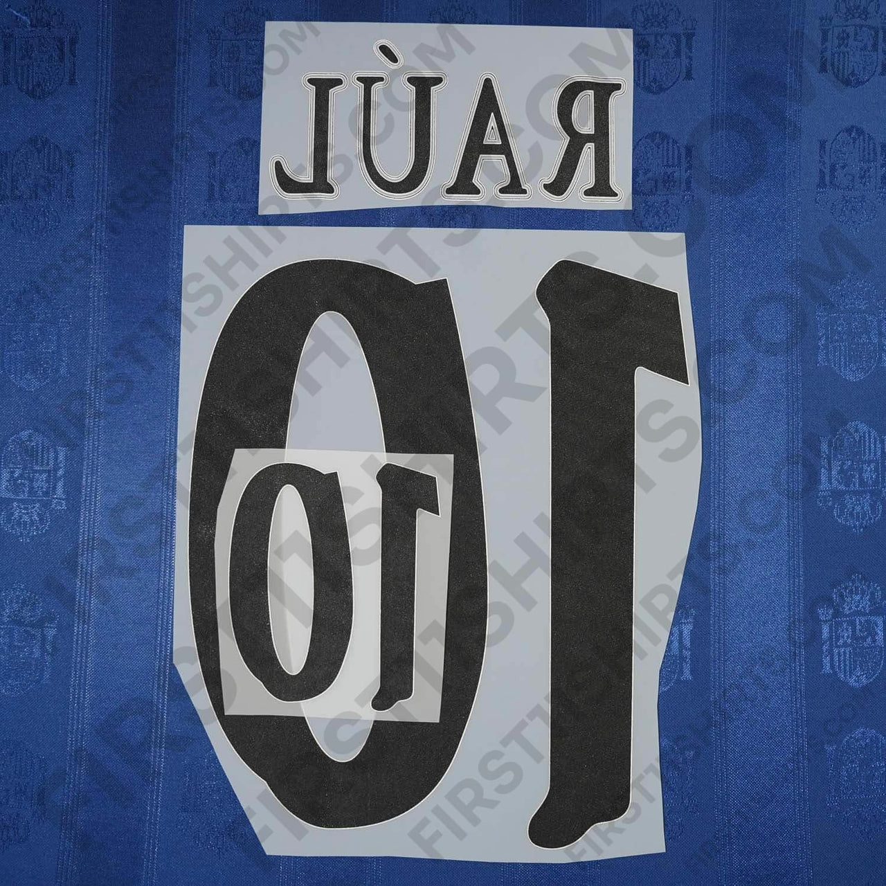1998/99 Spain Home/Away Name Set Raul 10 (Repro)