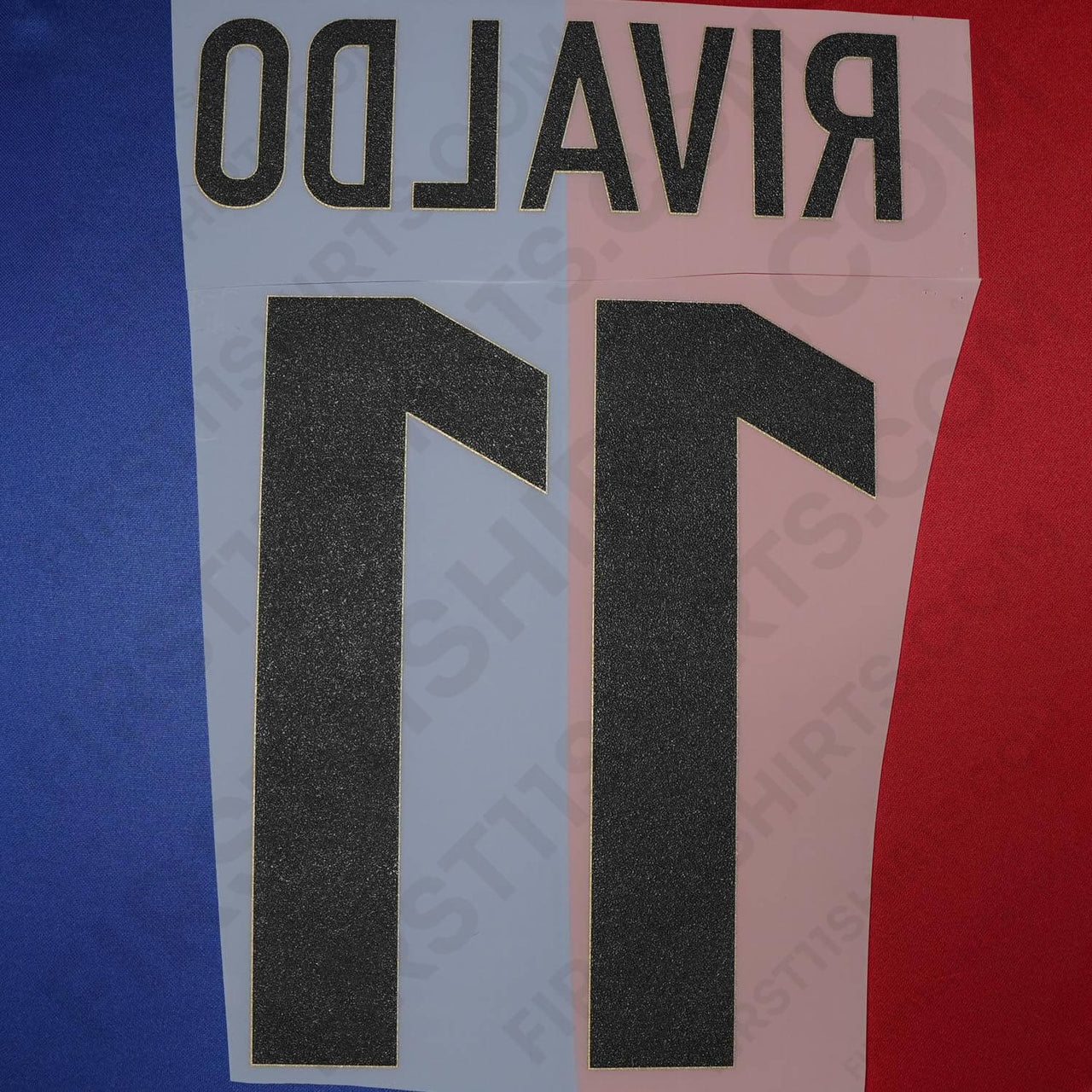 1999/00 FC Barcelona Home Name Set Rivaldo 11 (Repro)