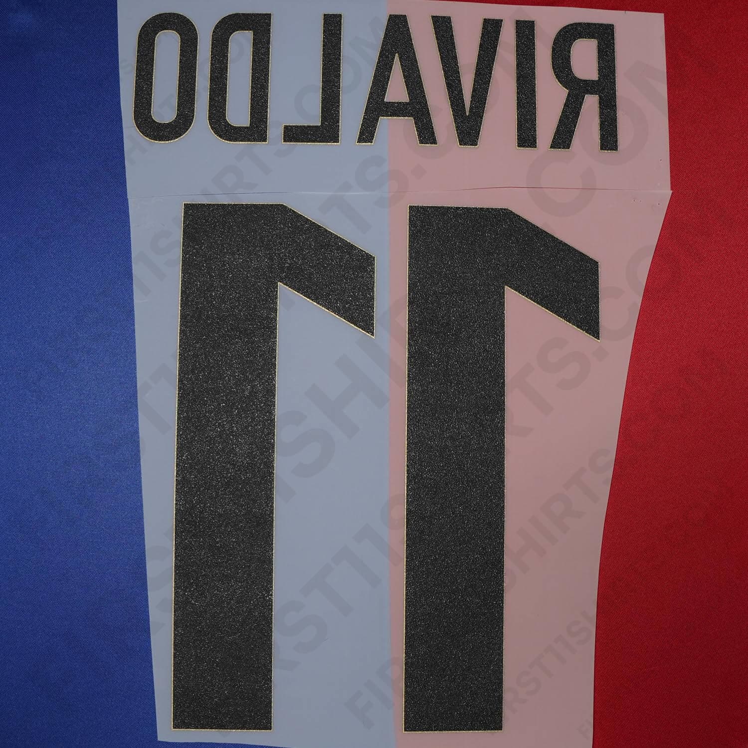 1999/00 FC Barcelona Home Name Set Rivaldo 11 (Repro)