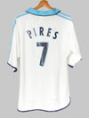 1999/00 Olympique Marseille Pires #7 Heimtrikot (L) Adidas