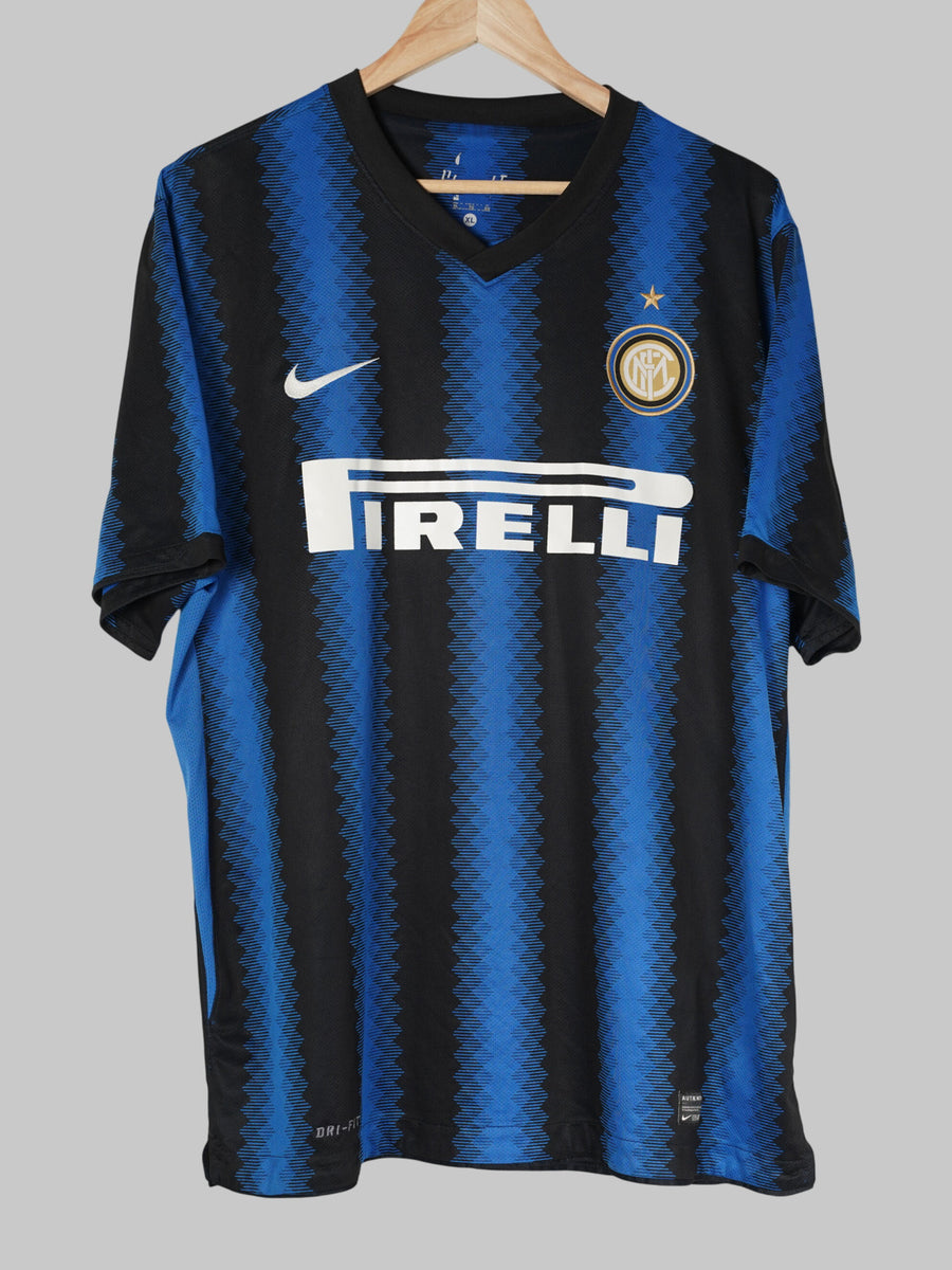 2010/11 Inter Milan Balotelli #45 Home Shirt (XL)