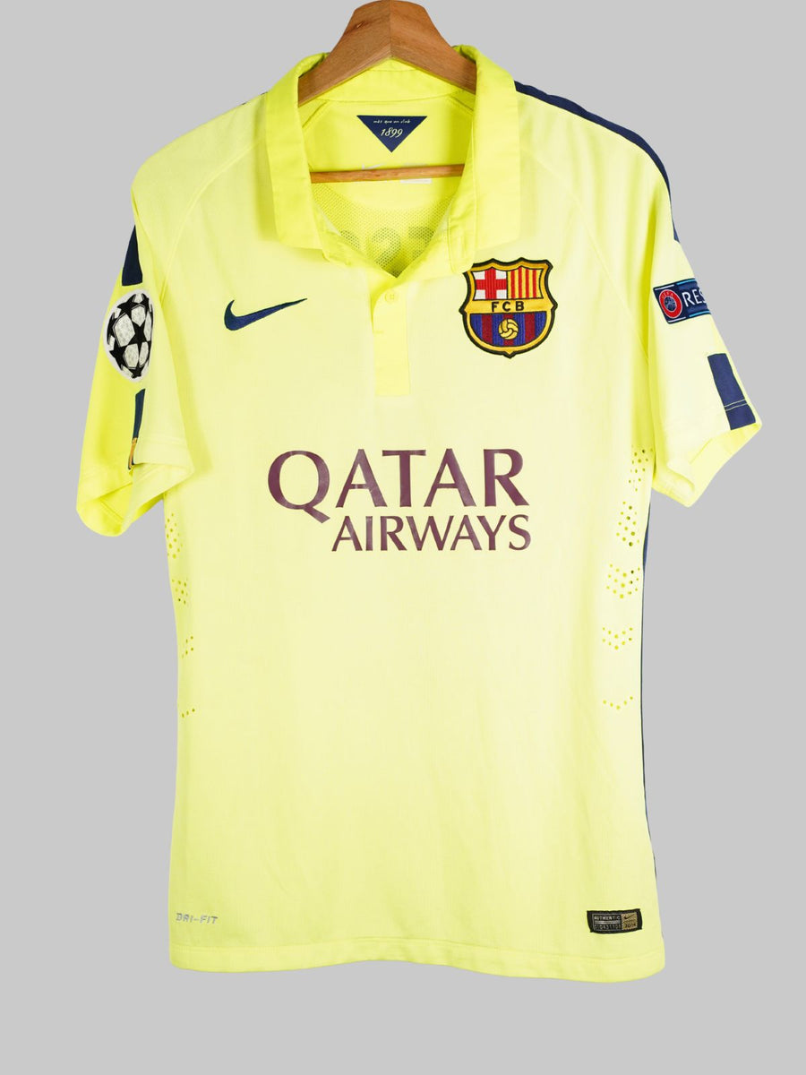 2014/15 Barcelona Messi #10 Tercera Camiseta Versión Jugador (L) Nike